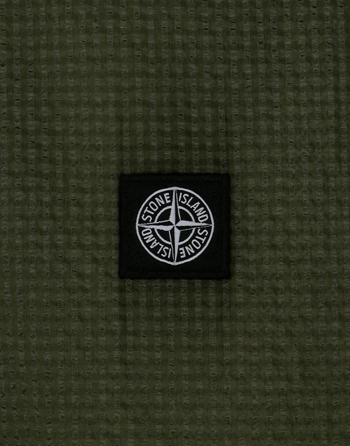 Mens 62434 PolyColour FrameTc Crewneck Sweatshirt In Dark Forest Stone Island Sweatshirts