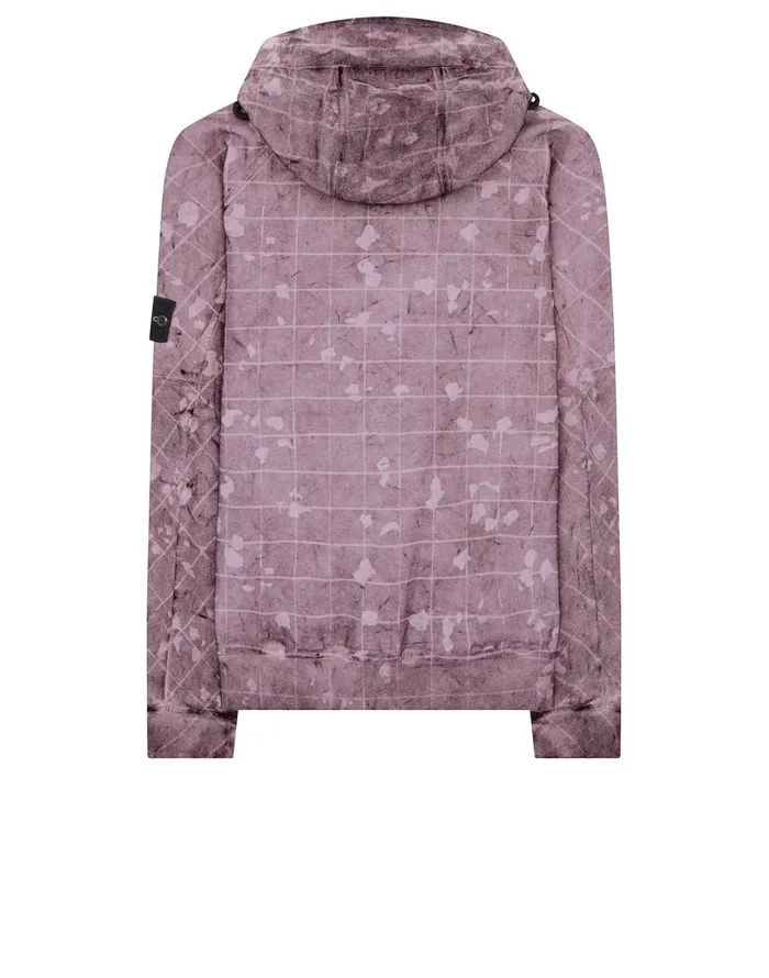 Mens 626E2 Dust Colour With Ghillie Laser Camo Sweatshirt In Violet Stone Island Sweatshirts