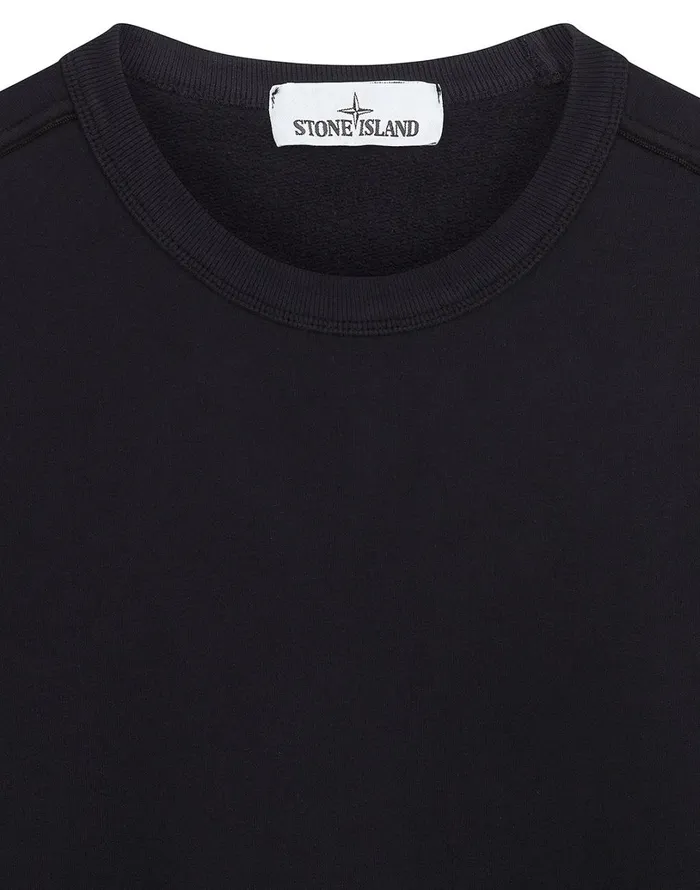 Mens 63020 Sweatshirt In Navy Stone Island Sweatshirts