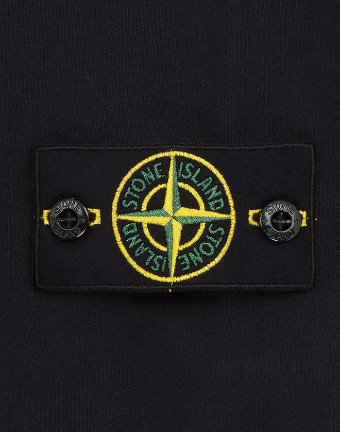 Mens 63020 Sweatshirt In Navy Stone Island Sweatshirts
