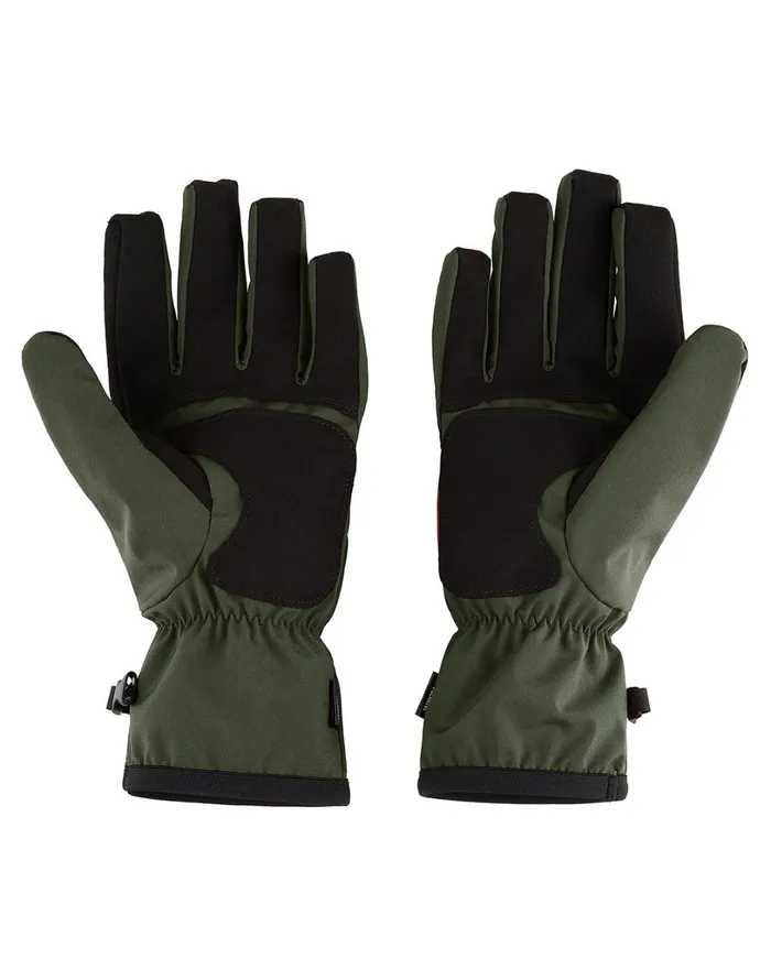 Mens 92429 Soft ShellR Gloves In Dark Forest Stone Island Gloves