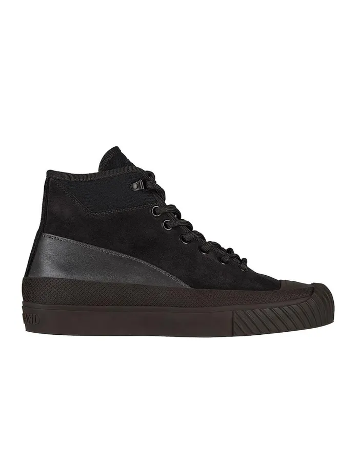 Mens S02F6 Ankle Boot In Black Stone Island Footwear