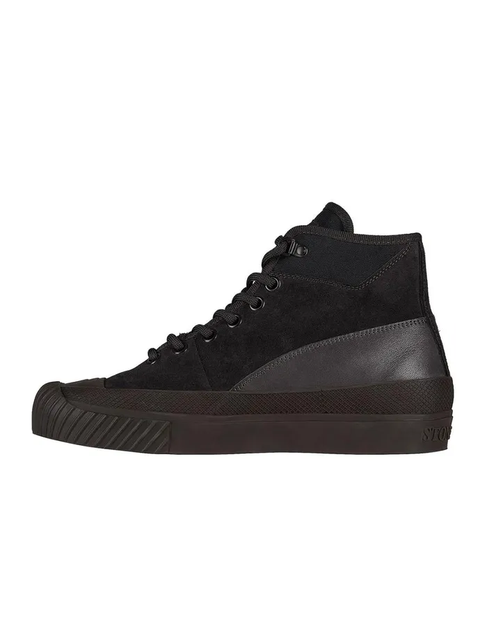 Mens S02F6 Ankle Boot In Black Stone Island Footwear