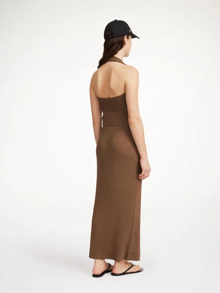 Merine Maxi Skirt Shitake Women By Malene Birger Knitwear