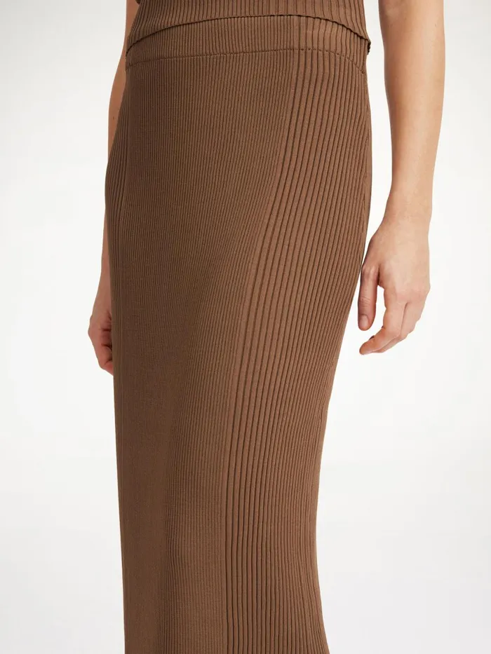 Merine Maxi Skirt Shitake Women By Malene Birger Knitwear