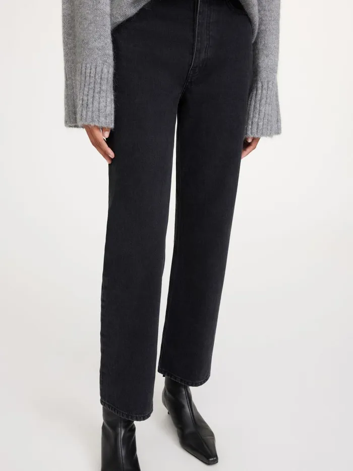 Milium Organic Cotton Jeans Black Women By Malene Birger Denim