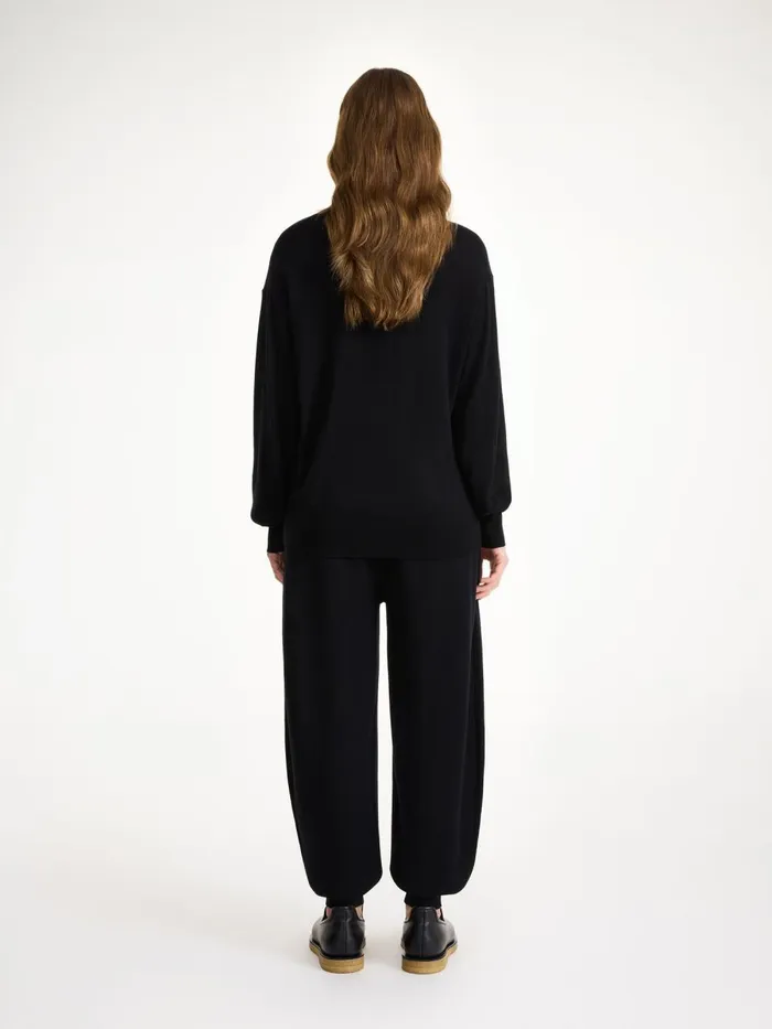 Mohsen Turtleneck Sweater Black Women By Malene Birger Knitwear