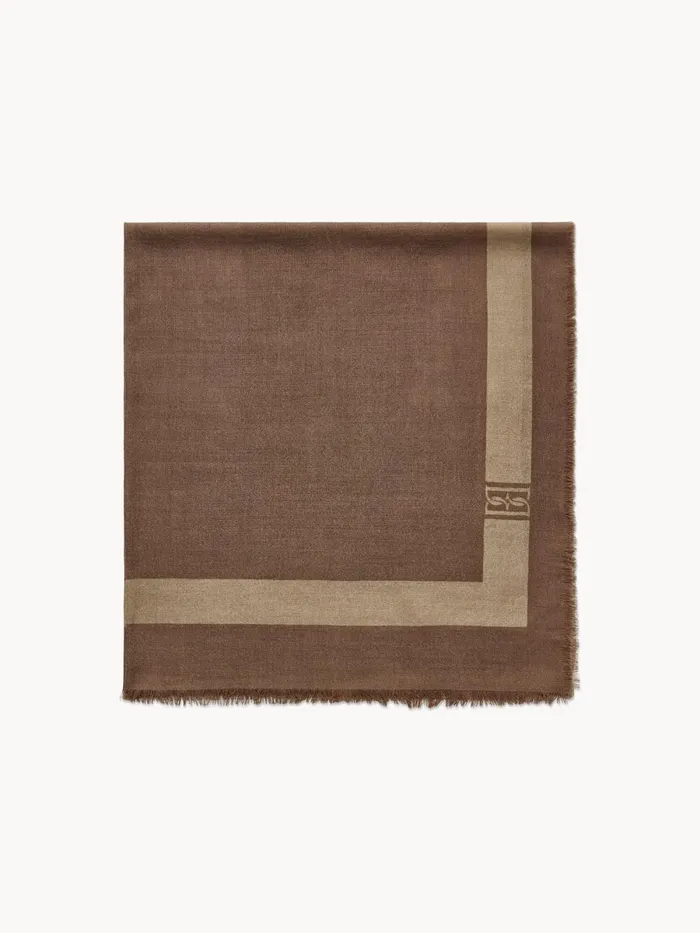 Monlo Wool Scarf Mink Women By Malene Birger Scarves