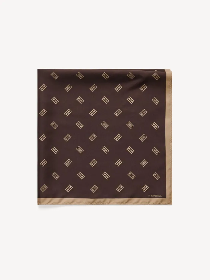 Monnas Silk Scarf Shale Women By Malene Birger Scarves