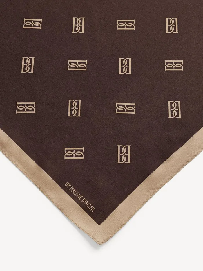 Monnis Silk Scarf Shale Women By Malene Birger Scarves