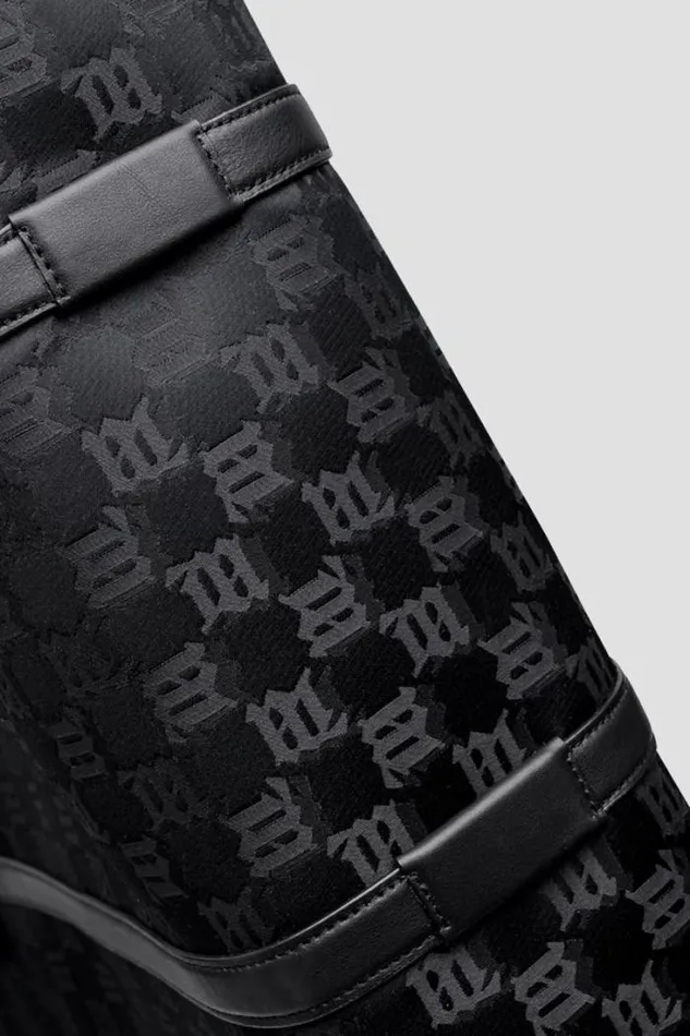 Monogram Nylon Shopper Bag Black WomenMen MISBHV Bags