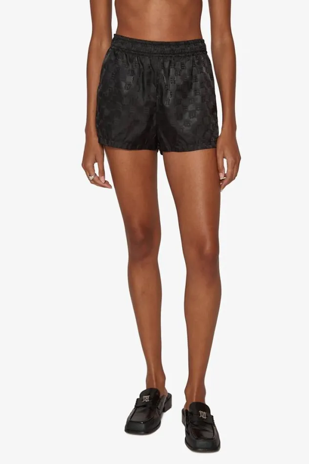 Monogram Nylon Shorts Black Women MISBHV Shorts