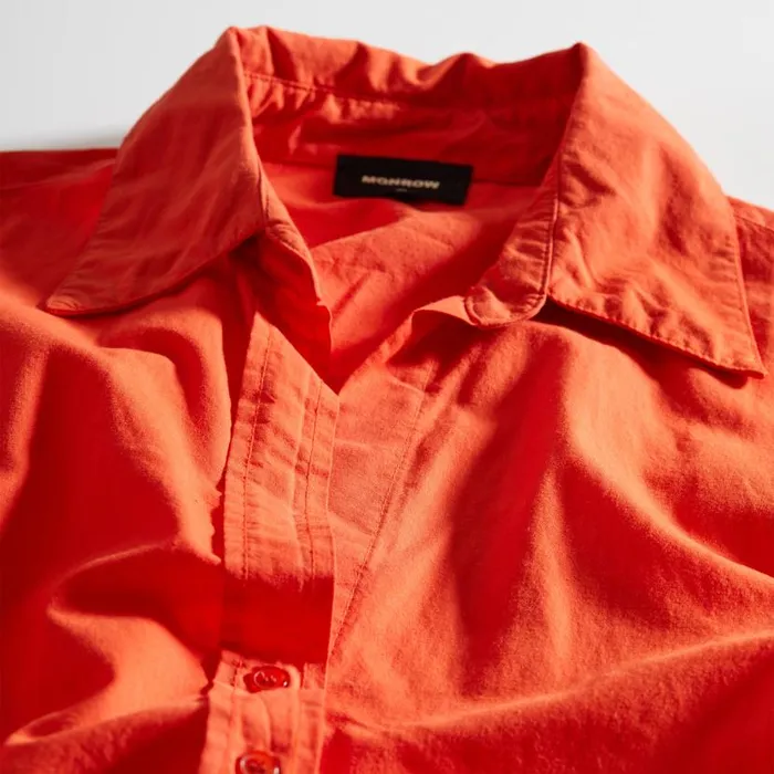 MONROW LONG SLEEVE Poplin Shirt Samba 8211 Shop