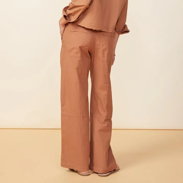 MONROW PANTS Poplin Pocket Pants Sahara 8211 Shop