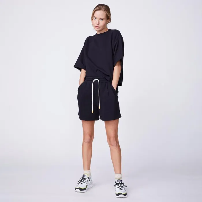 MONROW SHORTS 90039s Classic Sweat Short Black 8211 Shop