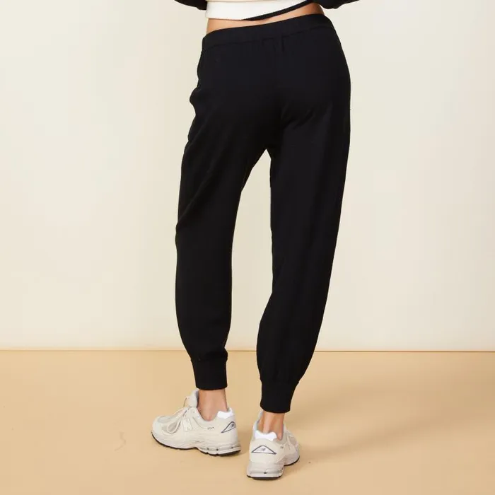 MONROW SWEATS Merino Wool Sweater Jogger Black 8211 Shop