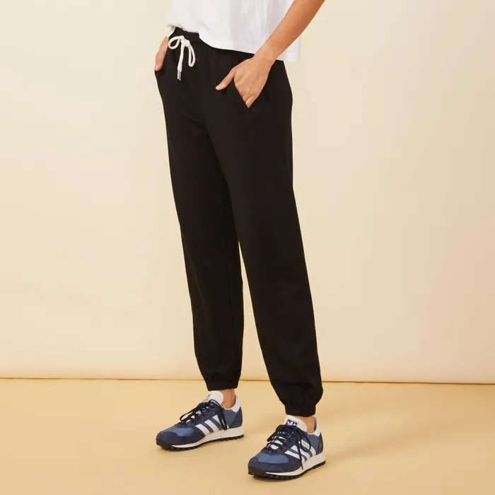 MONROW SWEATS Supersoft Fleece Baggy Sweat Black 8211 Shop