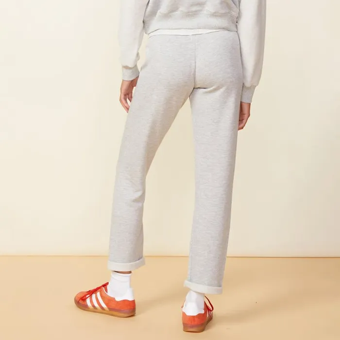 MONROW SWEATS Supersoft Fleece Cuffed Sweat Dark Heather 8211 Shop