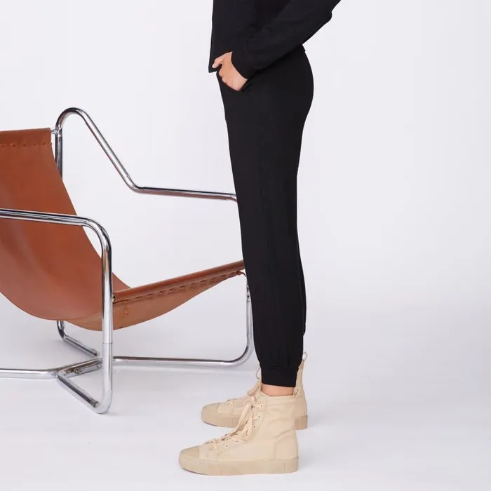 MONROW SWEATS Supersoft Jogger Black 8211 Shop