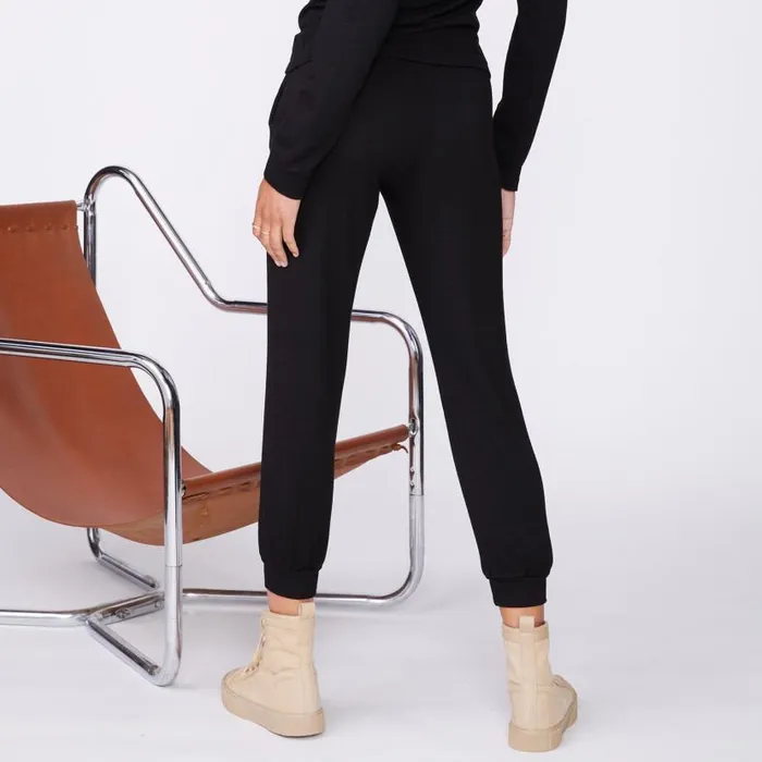 MONROW SWEATS Supersoft Jogger Black 8211 Shop