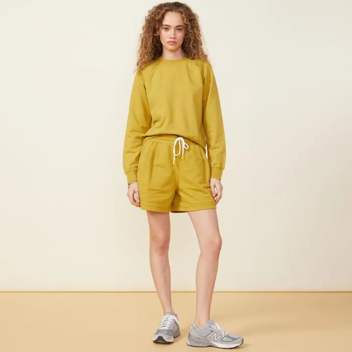 MONROW SWEATSHIRTS 90039s Classic Raglan Golden Olive 8211 Shop