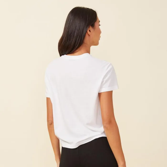 MONROW TEES Basic Crew Neck Tee White 8211 Shop