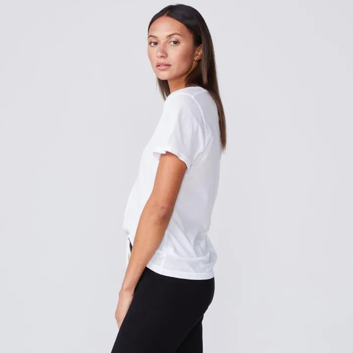 MONROW TEES Super Fine Jersey Fitted V Neck Tee White 8211 Shop