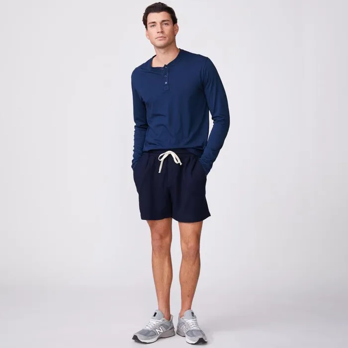 MONROW VIEW ALL Long Sleeve Henley Inca 8211 Shop