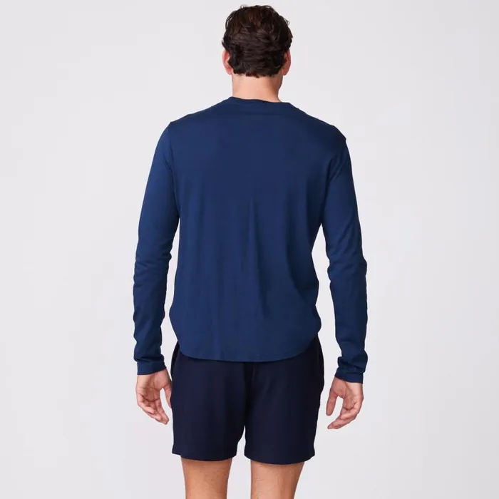 MONROW VIEW ALL Long Sleeve Henley Inca 8211 Shop
