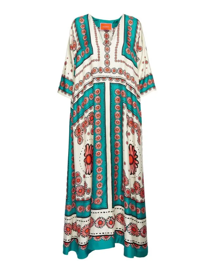 Muumuu Dress Place Daisy Place Turquoise Women La Double J Dresses Muumuu Dress Place Daisy Place Turquoise Women La Double J Dresses