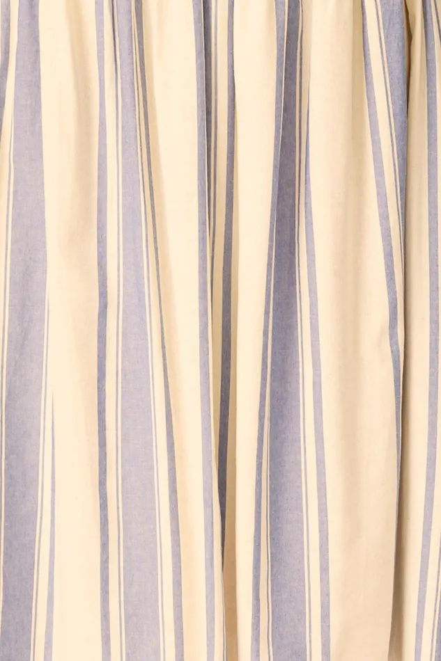Natalie Martin DIANE LONG ROBE French Stripe Blue Shop Coverups