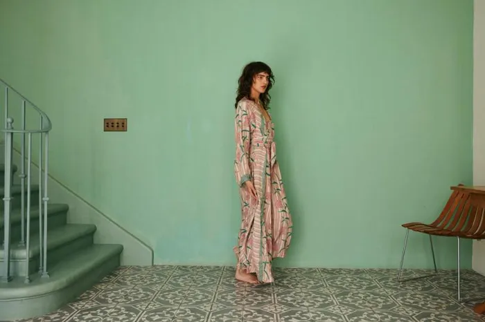 Natalie Martin FIORE MAXI Chamomile Rose Shop Dresses