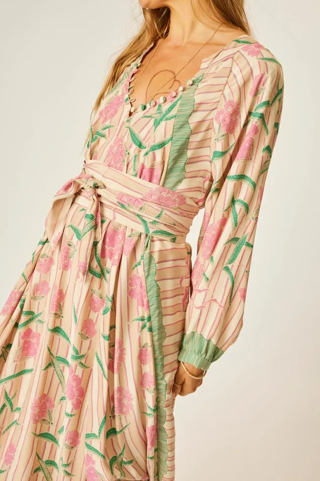 Natalie Martin FIORE MAXI Chamomile Rose Shop Dresses