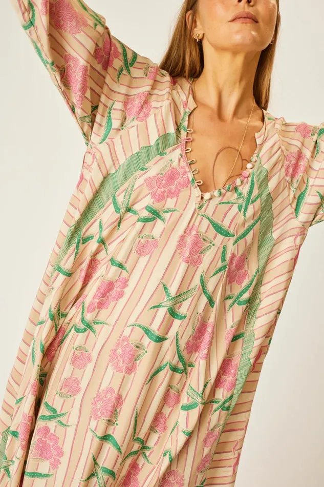 Natalie Martin FIORE MAXI Chamomile Rose Shop Dresses
