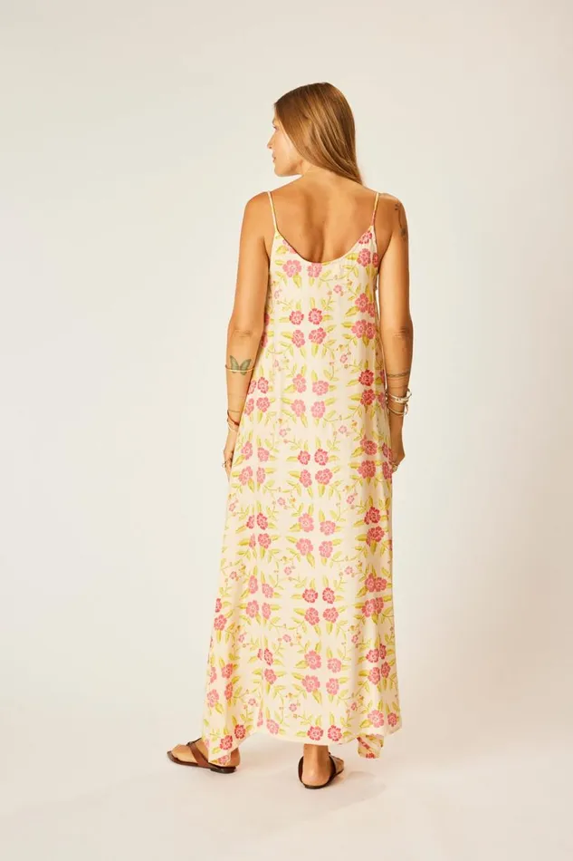 Natalie Martin HEATHER MAXI Prairie Dusty Crimson Shop Dresses