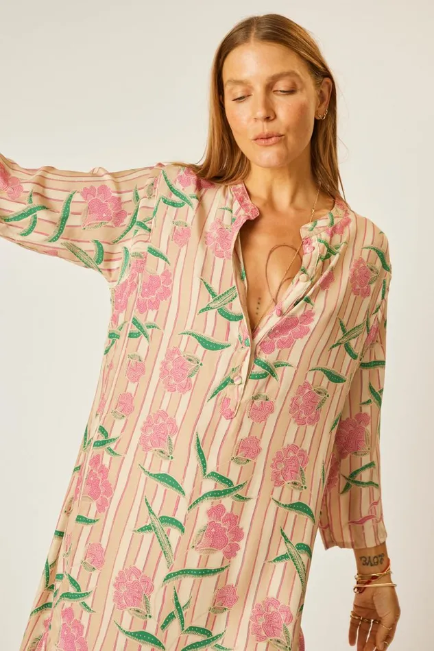 Natalie Martin ISOBEL DRESS Chamomile Rose Shop Dresses
