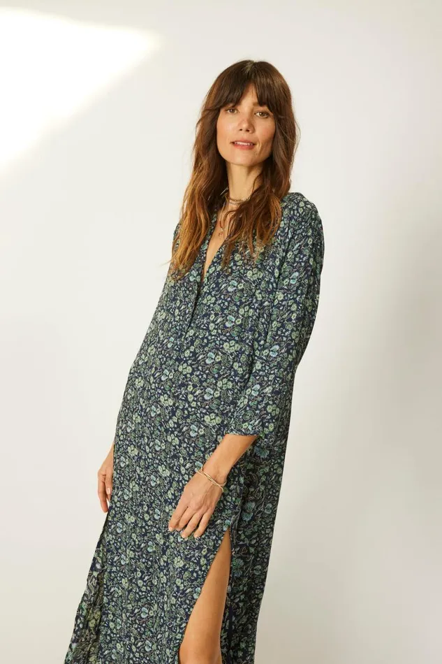 Natalie Martin ISOBEL DRESS Petite Fleur Marine Shop Dresses