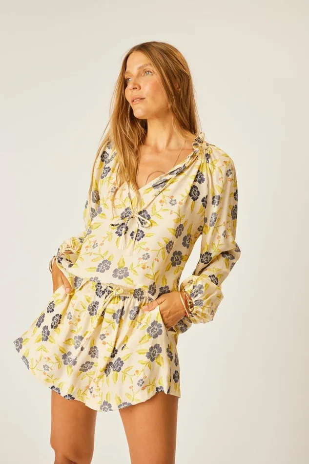 Natalie Martin JASPER SHORT Prairie Indigo Shop Bottoms