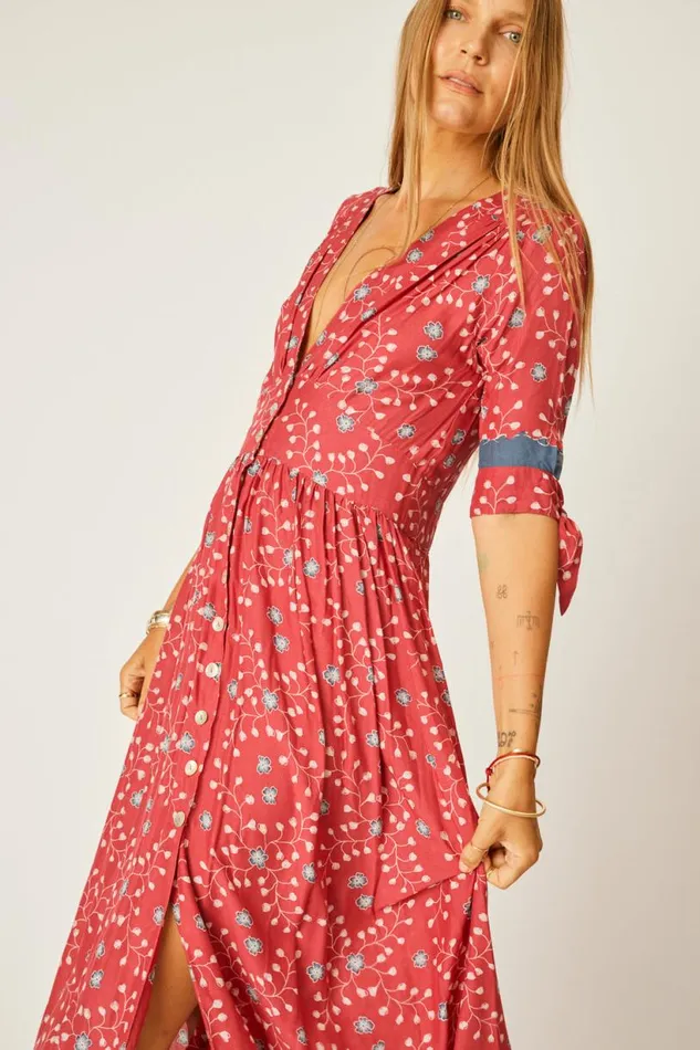 Natalie Martin LAYLA DRESS Pinwheel Barn Red Shop Dresses