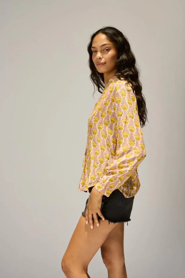 Natalie Martin LESLIE SHIRT Tulip Bahamas Pink Shop Tops