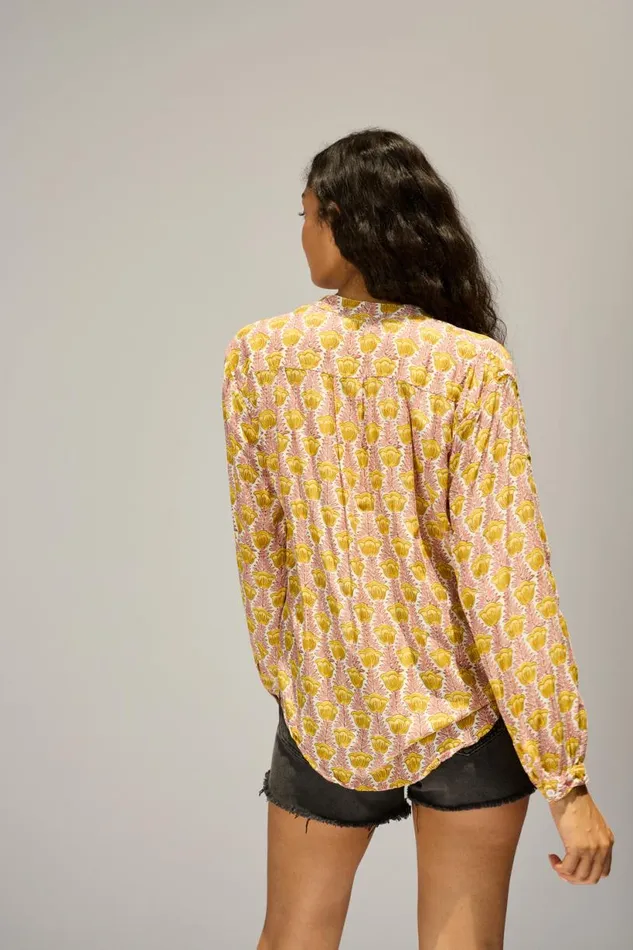 Natalie Martin LESLIE SHIRT Tulip Bahamas Pink Shop Tops