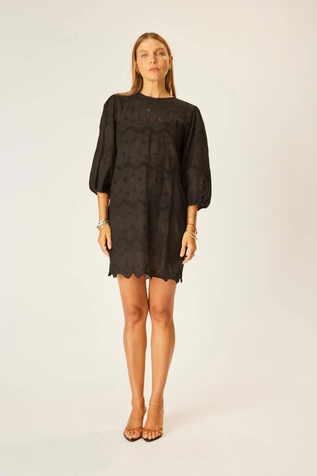 Natalie Martin LISA DRESS Geranium Midnight Shop Dresses