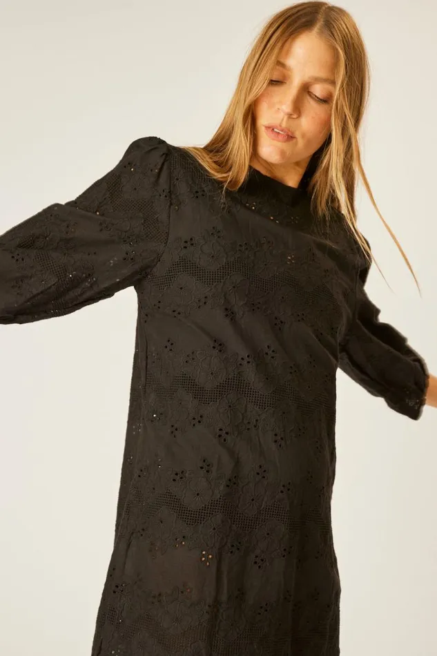 Natalie Martin LISA DRESS Geranium Midnight Shop Dresses