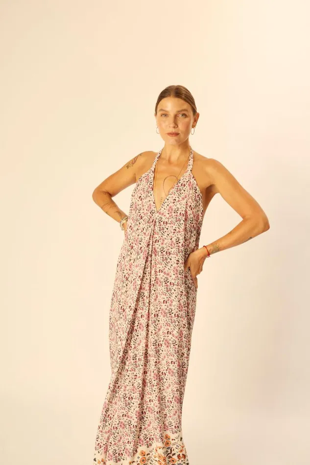 Natalie Martin LOLA DRESS Petite Fleur Rose Shop Dresses
