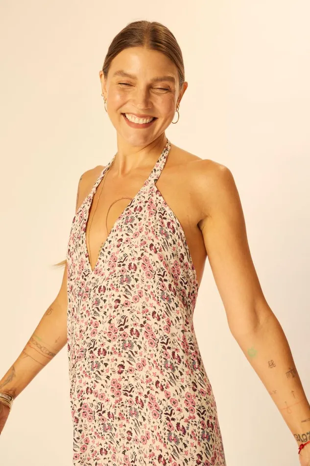 Natalie Martin LOLA DRESS Petite Fleur Rose Shop Dresses
