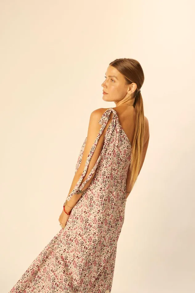 Natalie Martin LOLA DRESS Petite Fleur Rose Shop Dresses