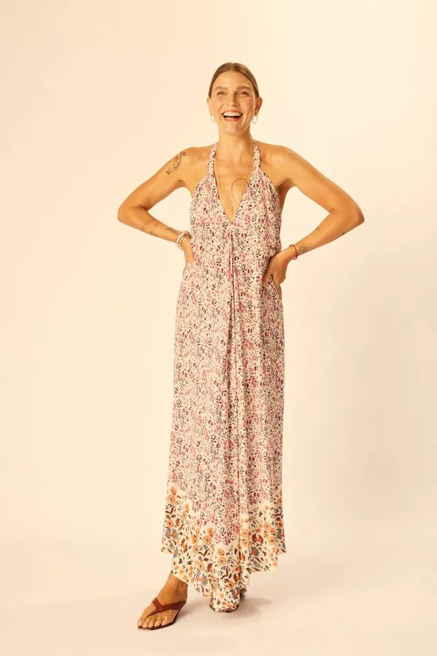 Natalie Martin LOLA DRESS Petite Fleur Rose Shop Dresses