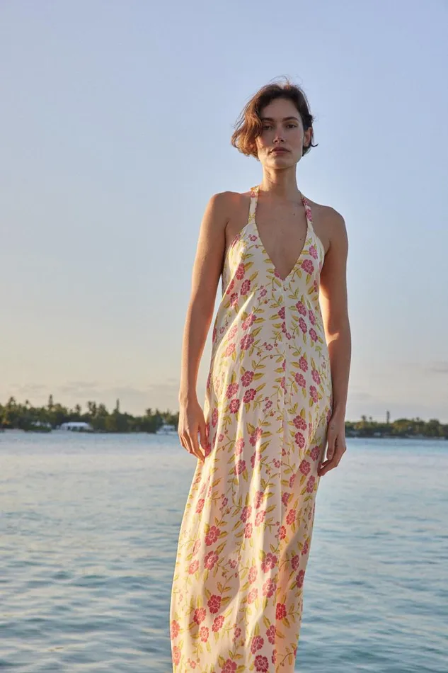 Natalie Martin LOLA DRESS Prairie Dusty Crimson Shop Dresses