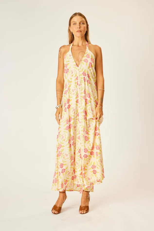 Natalie Martin LOLA DRESS Prairie Dusty Crimson Shop Dresses