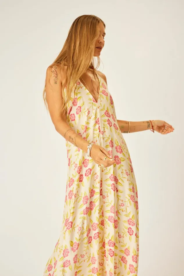 Natalie Martin LOLA DRESS Prairie Dusty Crimson Shop Dresses